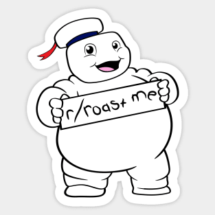 Mini-Puft r/RoastMe Sticker